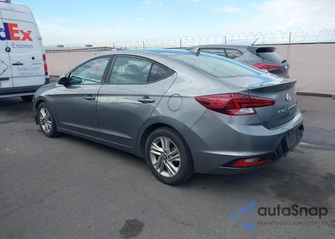 2019 Hyundai Elantra Value Edition из США, поврежденный, VIN 5NPD84LF8KH460241